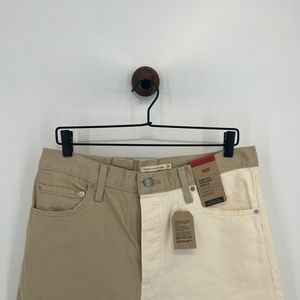 Levi’s Two Tone Carpenter Ribcage Straight Ankle Pants